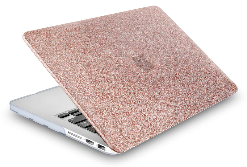 [Australia - AusPower] - KECC Compatible with MacBook Pro 13 inch Case 2020-2016 with Touch Bar A2338 M1 A2289 A2251 A2159 A1989 A1706 A1708 Plastic Hard CASE (Rose Gold Sparkling) Rose Gold Sparkling 