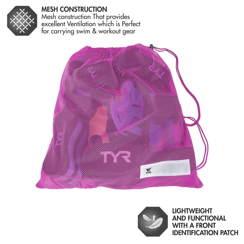 [Australia - AusPower] - TYR Mesh Equipment Bag Pink Purple 