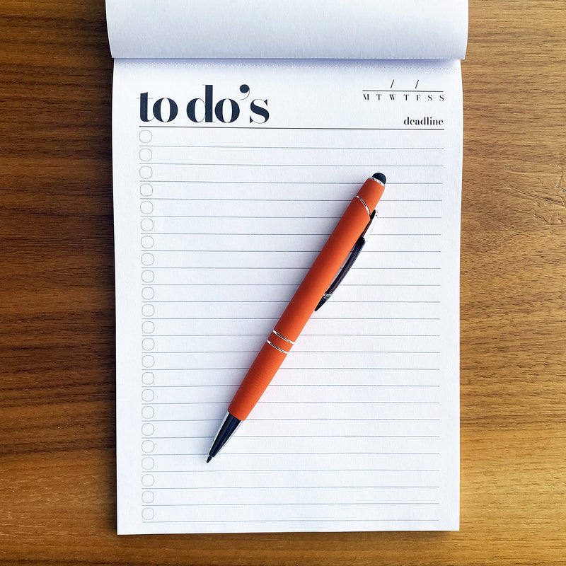 [Australia - AusPower] - To Do List Notepad A5 Size (8.3"X5.8") Daily To Do List Planner, Productivity Planner, Stylish Design, Quality Thick Paper, Hardcover, Undated, Ruled Pages, Checkboxes, Deadline Column, Date Section. To Do List Notepad 