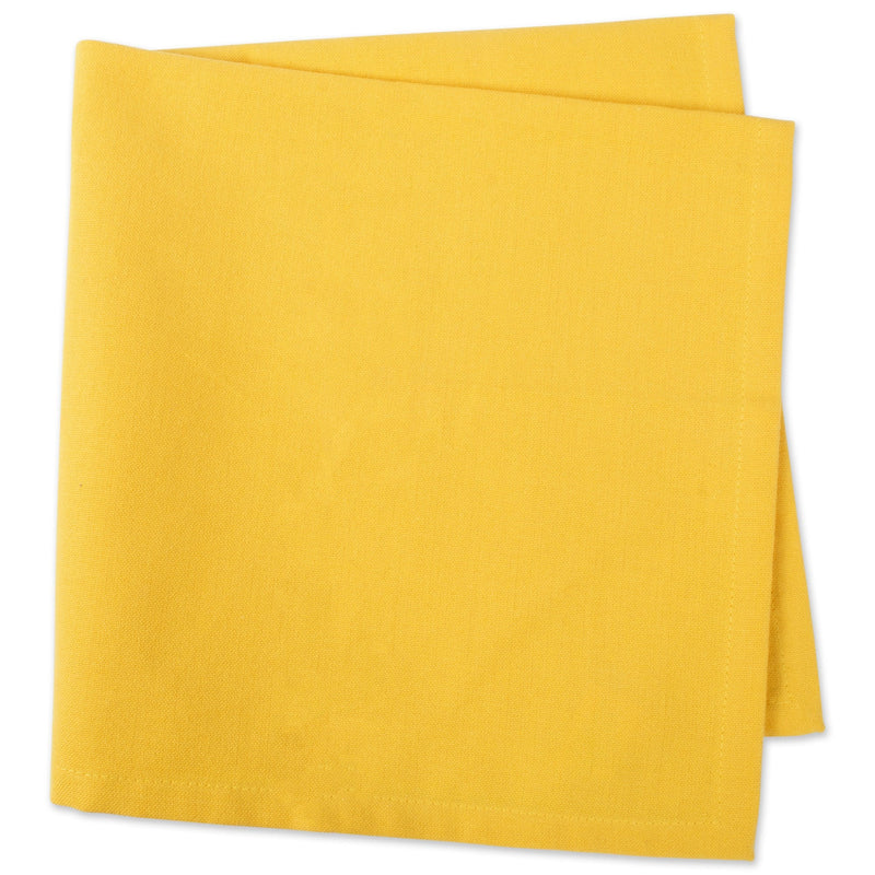[Australia - AusPower] - DII Solid Napkin Set Collection, 20x20, Marigold, 6 Piece 
