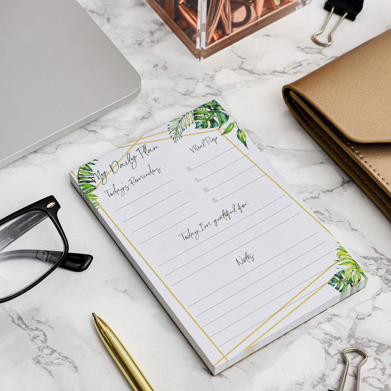 [Australia - AusPower] - Calendar Sticky Notes for Monthly, Weekly, and Daily in Floral Print (8 Pack) 