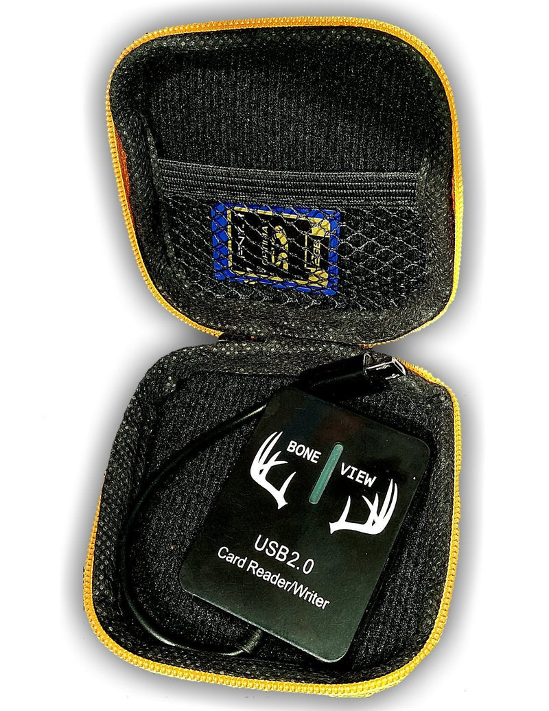 [Australia - AusPower] - BoneView Protective Storage Case, Pocket Size Weather Resistant Shell and Zipper to Safely Store Your Deer Hunting and Scouting Accessories (Orange) 
