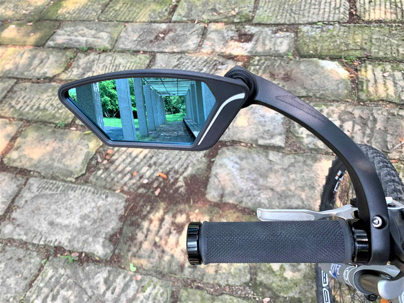 [Australia - AusPower] - MEACHOW New Scratch Resistant Glass Lens,Handlebar Bike Mirror, Rotatable Safe Rearview Mirror, Bicycle Mirror,ME-002 