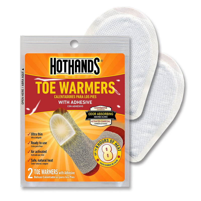 [Australia - AusPower] - HotHands Toe Warmers - Long Lasting Safe Natural Odorless Air Activated Warmers - Up to 8 Hours of Heat - 6 Pair 