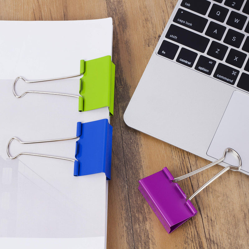 [Australia - AusPower] - Mr. Pen- Extra Large Binder Clips, 2 Inch, 12 Pack, Assorted Color, Binder Clips Extra Large, Big Binder Clips, Large Paper Clip, Large Paper Clamps, Binder Clamps, Large Binder Clips, Large Clip 
