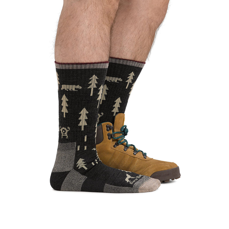 [Australia - AusPower] - DARN TOUGH (1964) ABC Boot Midweight with Cushion Men's Sock Large Black 