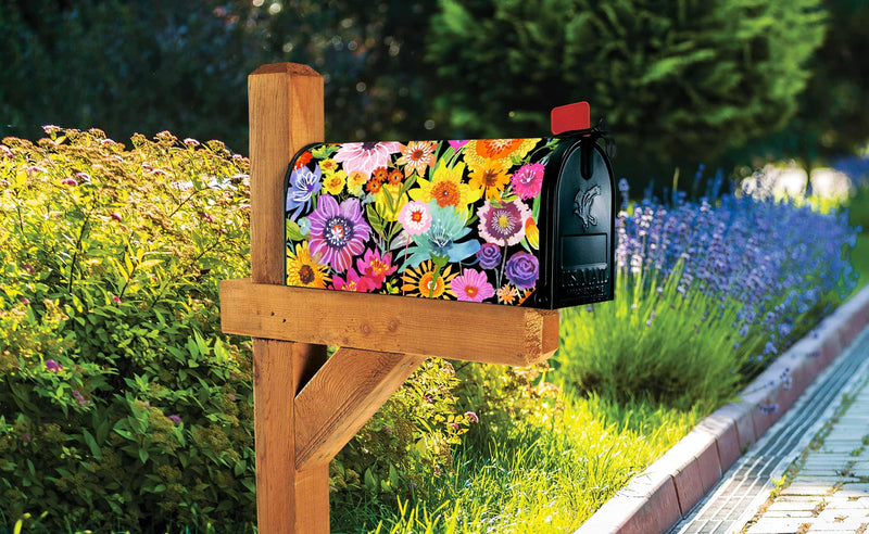 [Australia - AusPower] - Studio M MailWraps Wild Garden, The Original Magnetic Decorative Mailbox Cover, Made in USA, Superior Weather Durability, Standard Size fits 6.5W x 19L Inch Mailbox 