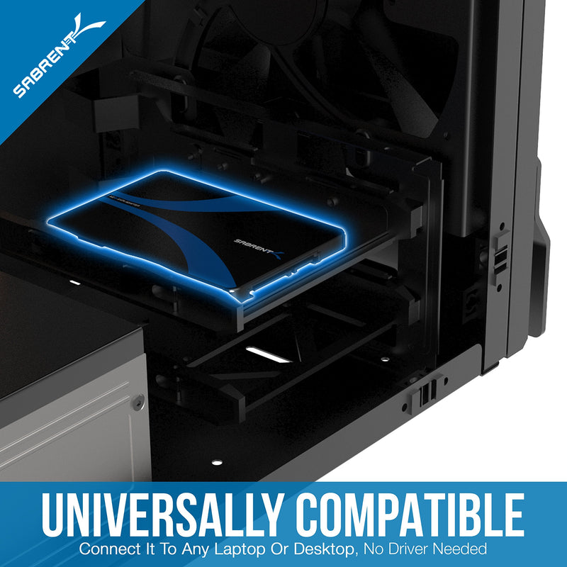 [Australia - AusPower] - SABRENT M.2 SSD to 2.5-Inch SATA III Aluminum Enclosure Adapter (EC-M2SA) M.2 to SATA 