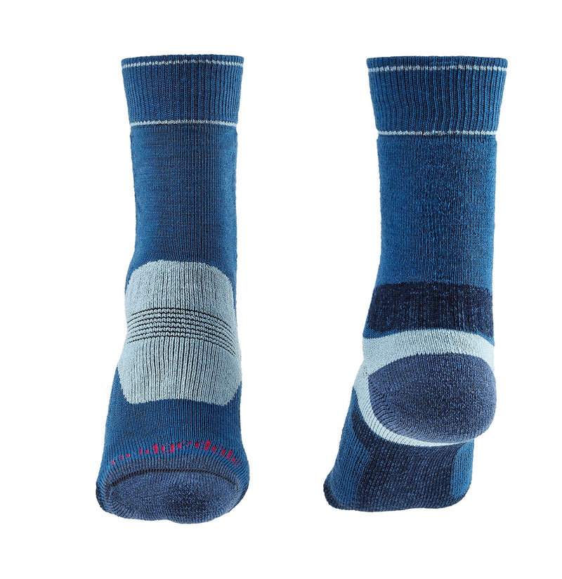 [Australia - AusPower] - Bridgedale womens Hike Midweight Boot Height- Merino Endurance Socks Blue Sky Large 