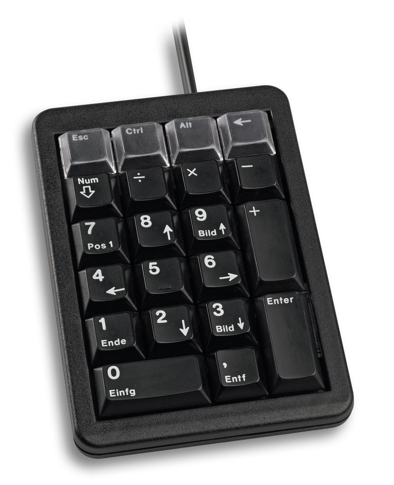 [Australia - AusPower] - CHERRY Ultraslim Programmable Keypad, Black - 26 Keys - G84-4700LUCUS-2 