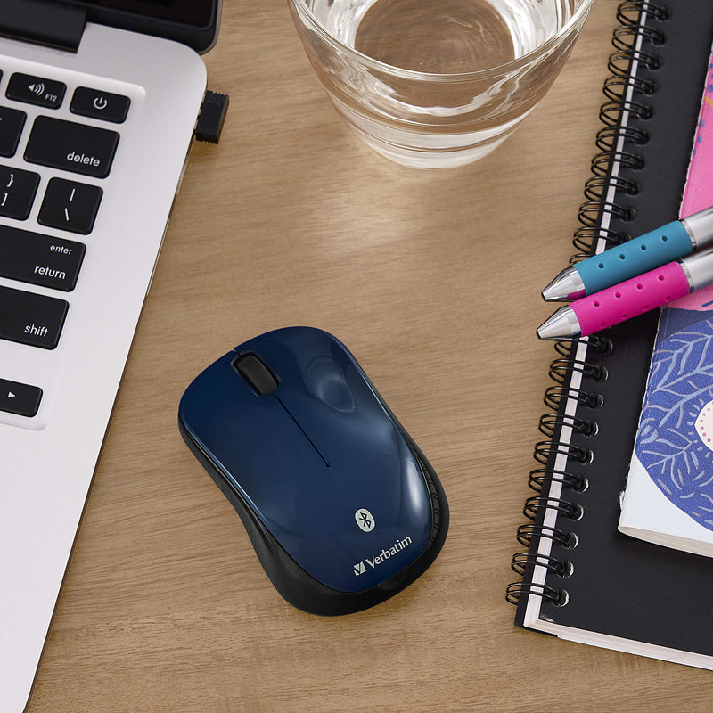 [Australia - AusPower] - Verbatim Bluetooth Wireless Tablet Multi-Trac Blue LED Mouse - Dark Teal 