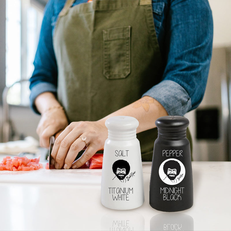 [Australia - AusPower] - Bob Ross Salt and Pepper Shakers 