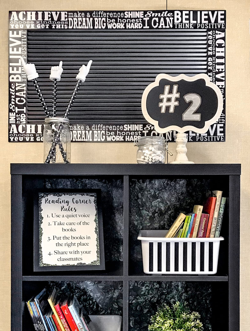 [Australia - AusPower] - Teacher Created Resources Black Polka Dots Hand Pointer (20678) 