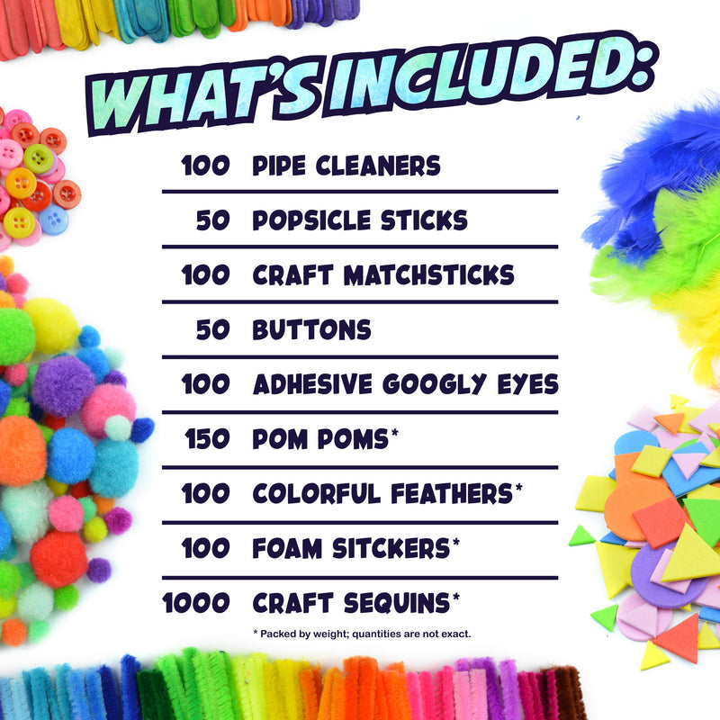 [Australia - AusPower] - Arts & Crafts Supplies for Kids Crafts - Kids Craft Supplies & Materials - Kids Art Supplies for Kids - Arts and Crafts Kit for Kids Craft Kits - Toddler Crafts for Kids Craft Set - Carl & Kay 