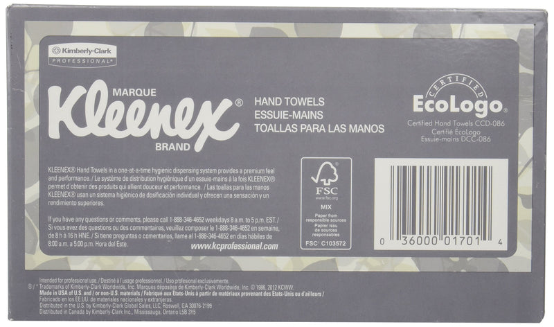 [Australia - AusPower] - KLEENEX Pop-Up Box Hand Towels, Paper, 9 x 10-1/2, 120/pack 