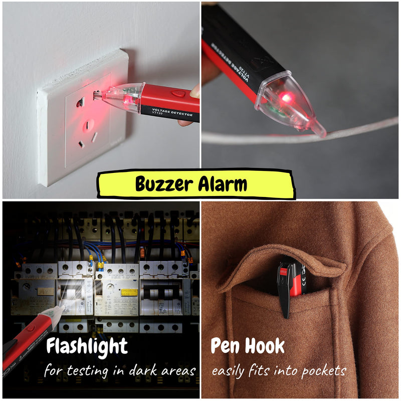 [Australia - AusPower] - Mr. Pen- Voltage Tester, Electrical Tester, Non Contact Voltage Tester, Tester Electric, Electric Tester Pen, Voltage Detector, Electrical Testers, Voltage Tester Pen, Electricity Tester, Power Tester 