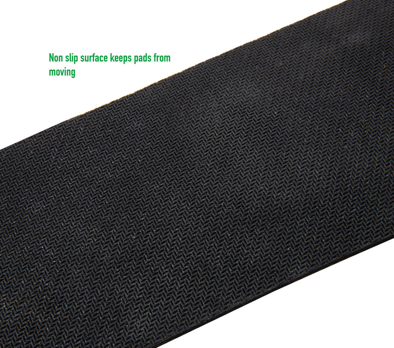 [Australia - AusPower] - Mind Reader Gel Wrist Rest, Ergonomic Memory Foam Support Cushion Set for Keyboard and Mouse, Non-Slip Rubberized Base, Helps Relieve Tension, Black Single 