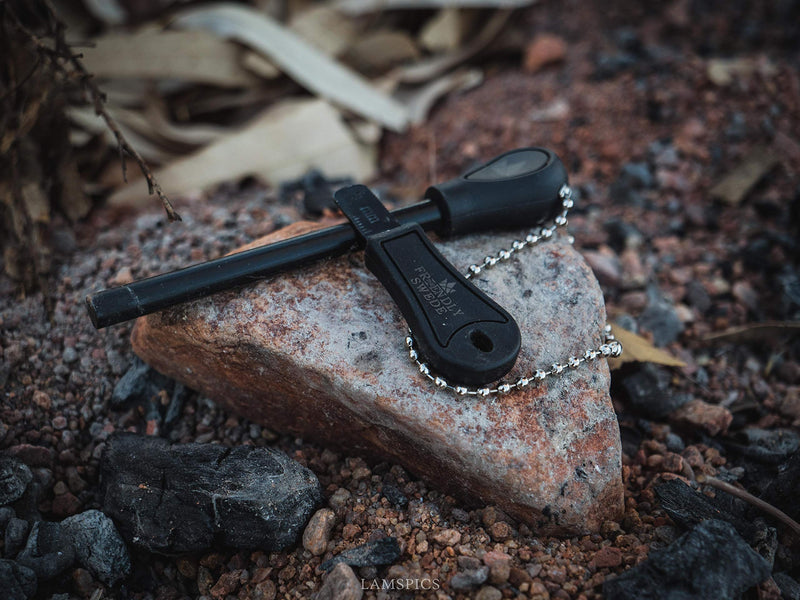 [Australia - AusPower] - The Friendly Swede Fire Starter for Survival - Ferro Rod Fire Starter Sticks, Easy Grip Flint and Steel Striker for Camping and Emergency (2 Pack) 2-Pack 