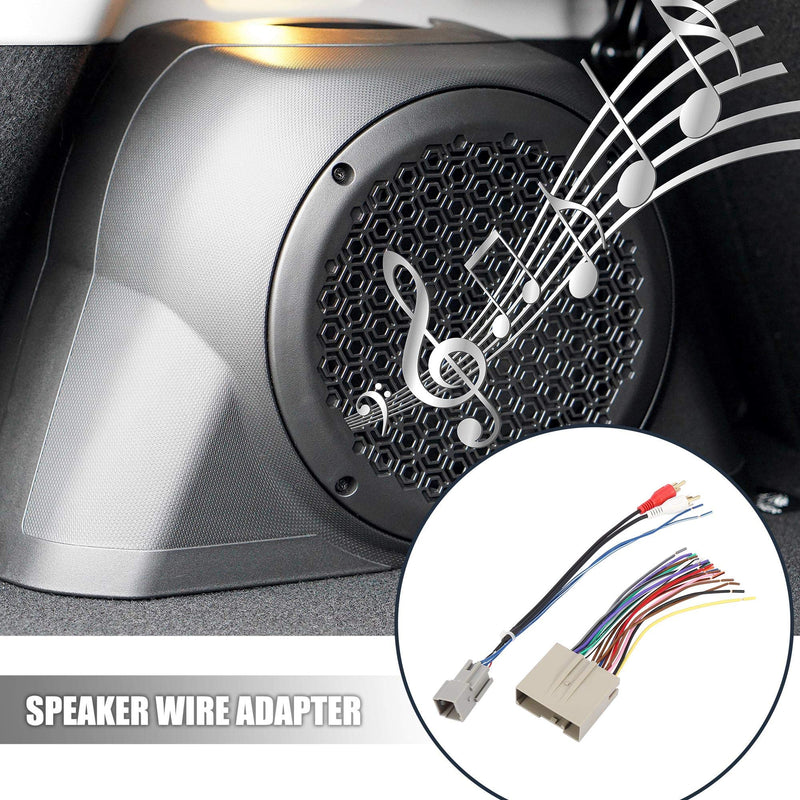 [Australia - AusPower] - X AUTOHAUX 70-5521 Car Stereo CD Player Wiring Harness Wire Radio Adapter Install Plug Set for Ford Focus 2005-2007 