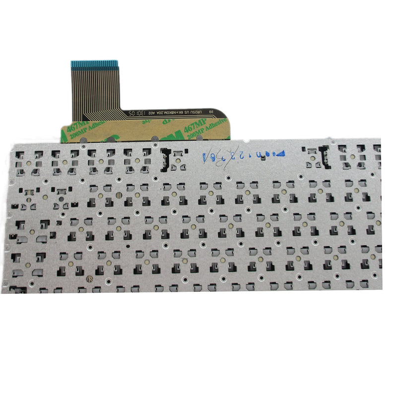 [Australia - AusPower] - SUNMALL Laptop Replacement Keyboard Without Frame for ASUS X200 X201E X202E Q200 Q200E S200 S200E R200 R200E R201E F201E R202E Series, US Layout Black Color 