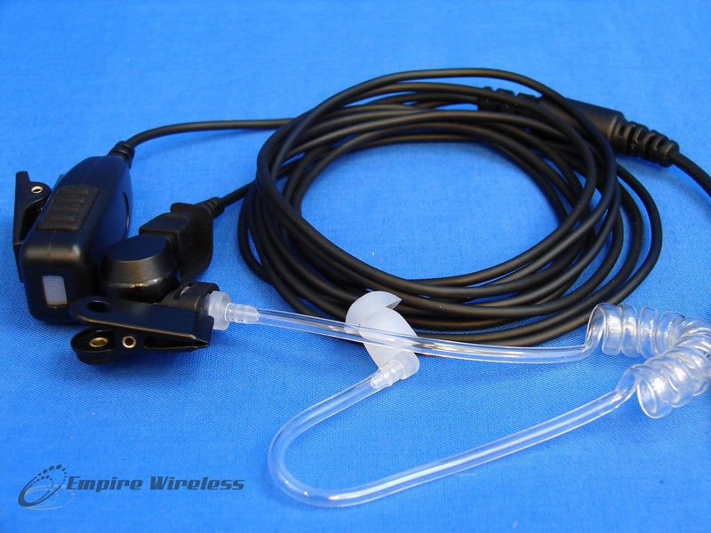 [Australia - AusPower] - Two-Wire Surveillance Mic for Motorola CP200 CP200D XLS PR400 EP450 GTX GP300 P1225 CP185 P110 SP50 Radio Lapel Shoulder Mic. 