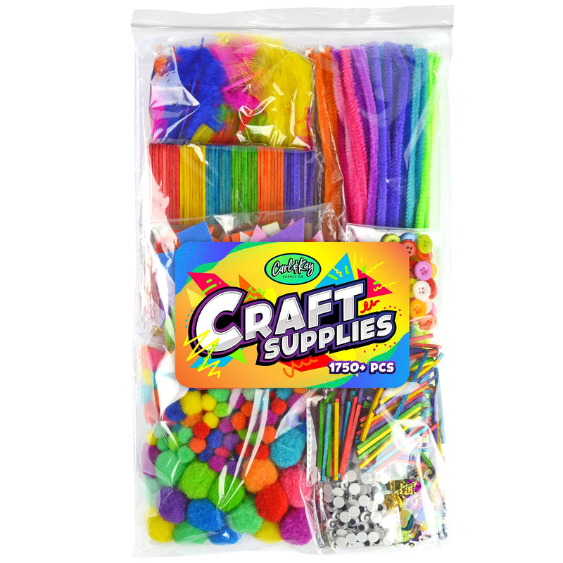 [Australia - AusPower] - Arts & Crafts Supplies for Kids Crafts - Kids Craft Supplies & Materials - Kids Art Supplies for Kids - Arts and Crafts Kit for Kids Craft Kits - Toddler Crafts for Kids Craft Set - Carl & Kay 