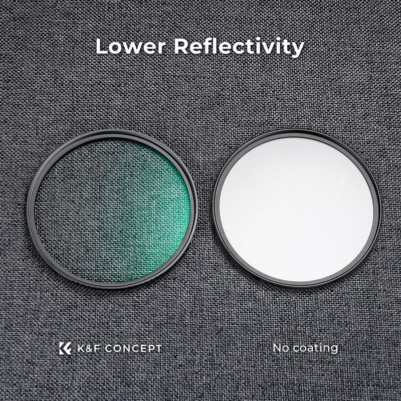 [Australia - AusPower] - K&F Concept 77mm MCUV Lens Protection Filter 18 Multi-Coated Camera Lens UV Filter Ultra Slim with Cleaning Cloth (K-Series) 