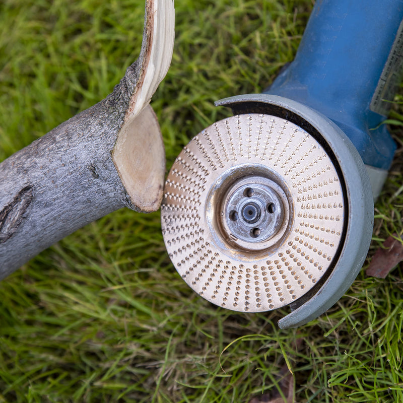 [Australia - AusPower] - Angle Grinder Wood Carving Disc - 3pcs Set for 4" or 4 1/2",Wood Grinding Wheel Shaping Disc for Wood Cutting, Grinder Cutting Wheel Attachments with 5/8" Arbor 