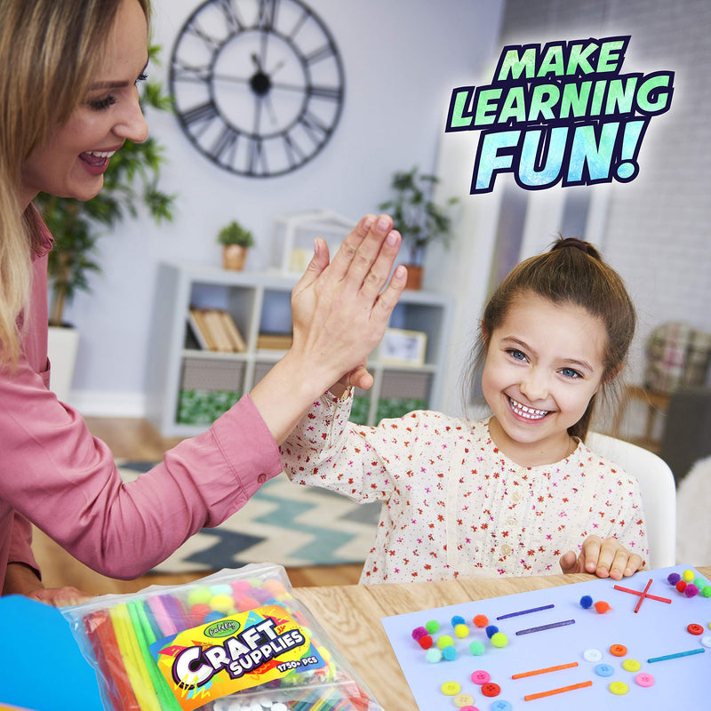 [Australia - AusPower] - Arts & Crafts Supplies for Kids Crafts - Kids Craft Supplies & Materials - Kids Art Supplies for Kids - Arts and Crafts Kit for Kids Craft Kits - Toddler Crafts for Kids Craft Set - Carl & Kay 