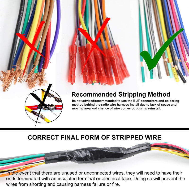 [Australia - AusPower] - Xtenzi 16 Pin Car Radio Wire Harness Compatible with Pioneer CD DVD Navigation in-Dash - XT91007 