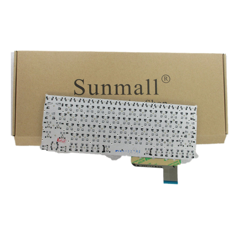 [Australia - AusPower] - SUNMALL Laptop Replacement Keyboard Without Frame for ASUS X200 X201E X202E Q200 Q200E S200 S200E R200 R200E R201E F201E R202E Series, US Layout Black Color 