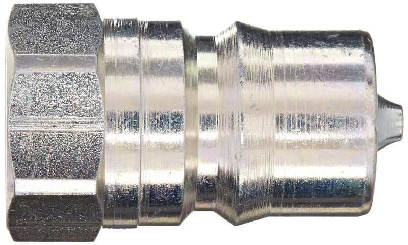 [Australia - AusPower] - Dixon Valve H4F4 Steel ISO-B Interchange Hydraulic Fitting, Nipple, 1/2" Coupling x 1/2" - 14 NPTF Female 