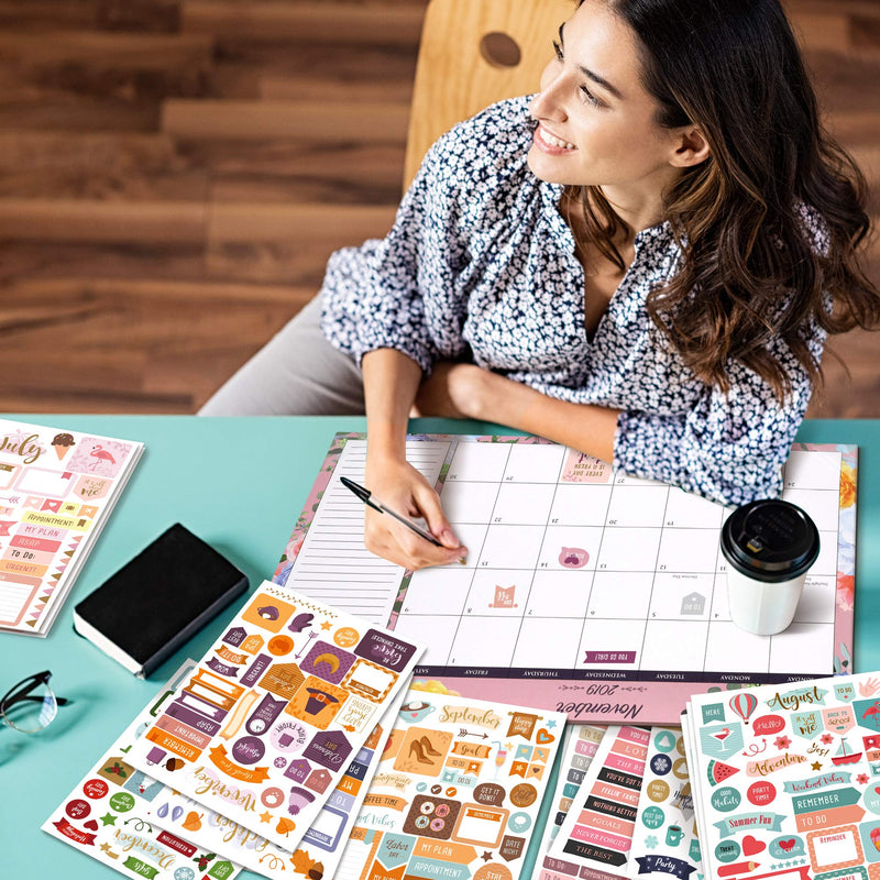[Australia - AusPower] - Aesthetic Monthly Planner Stickers - 1100+ Beautiful Design Accessories Enhance and Simplify Your Planner, Journal and Calendar 