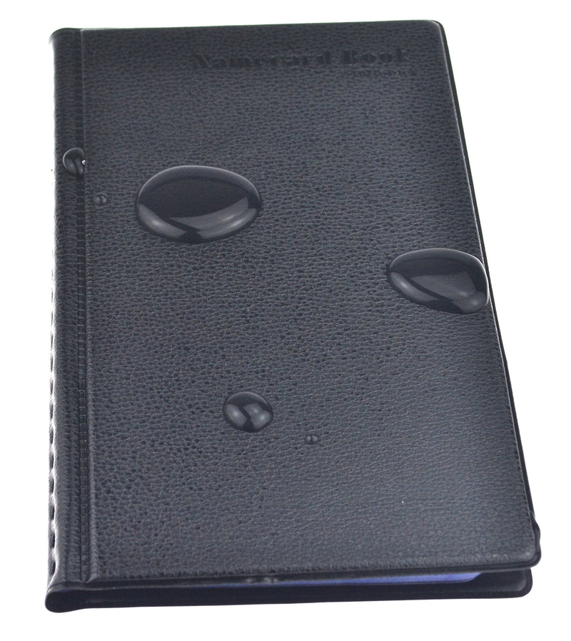 [Australia - AusPower] - SAMYO Business Card Book Holder Name Card Organizer Professional Office Journal Namecard Holder Organizer Holds 240 Cards - Black 