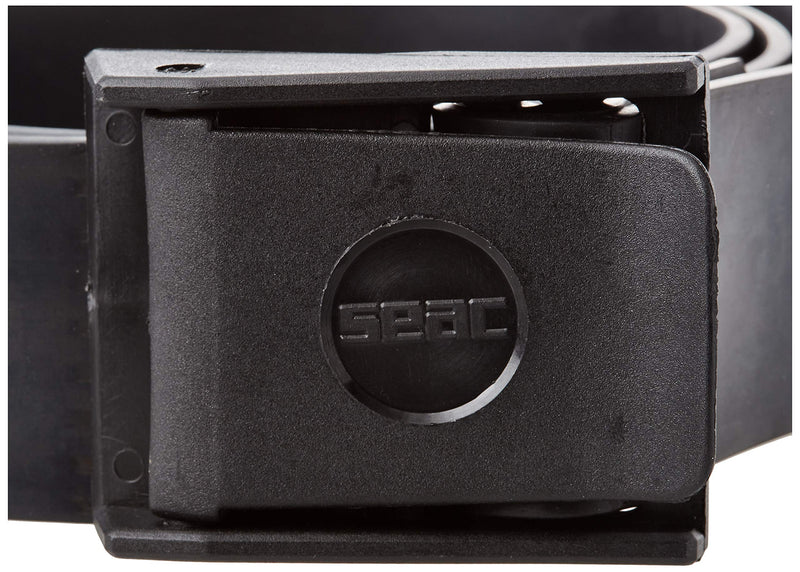 [Australia - AusPower] - SEAC Standard Rubber Belt, Black, Adjustable 