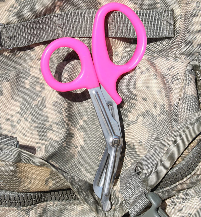 [Australia - AusPower] - NEW! 6 pcs EMT Trauma Shear Heavy Duty Assorted Rainbow, Ideal for EMS, Nurse, Medic, Police and Firefighter, Strong Enough to Cut A Penny in Half 