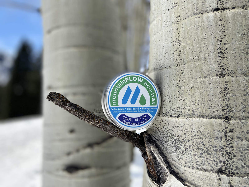 [Australia - AusPower] - mountainFLOW eco-Wax Rub-On Ski/Snowboard Wax/Biodegradable Plant-Based Wax | Cool + Warm 