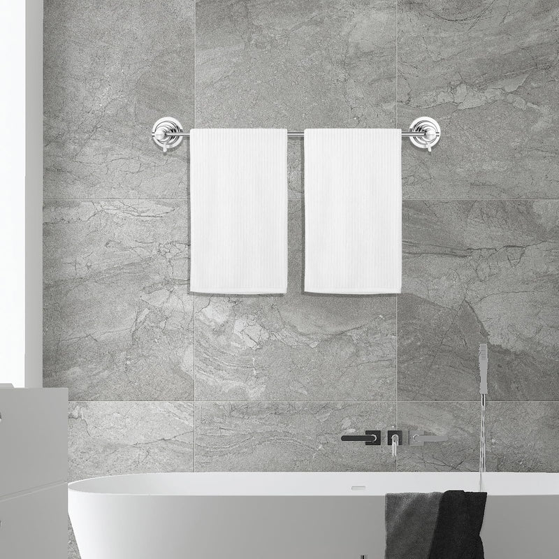 [Australia - AusPower] - Extendable Suction Cup Towel Bar 17-28.5", Chrome 