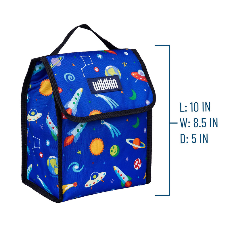 [Australia - AusPower] - Wildkin Kids Insulated Lunch Bag for Boys and Girls, Lunch Bags is Ideal Size for Packing Hot or Cold Snacks for School and Travel, Mom's Choice Award Winner (Out of this World) Out of This World 