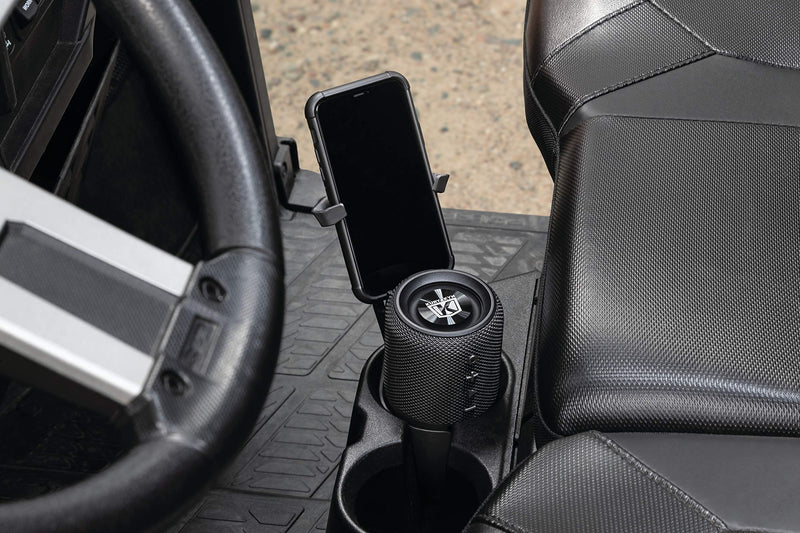 [Australia - AusPower] - Kuryakyn 6474 Free-Flex Cup and Cell Phone Device Holder: Mounts in Cars, Trucks, Vans, UTVs with Flexible Arms Securing Various Phones/Cases, Black 