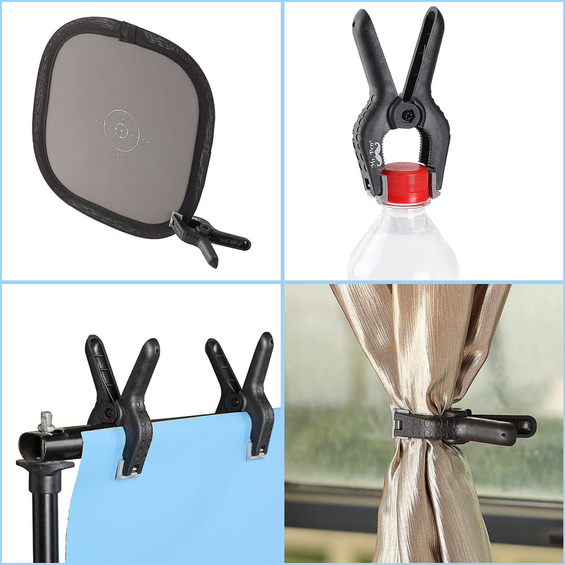 [Australia - AusPower] - Mr. Pen- Spring Clamps, 6 Pack, 4.5 Inch, Plastic Clamps, Backdrop Clamps, Clamps Set, Clamps for Crafts, Clamps, Clamps for Backdrop Stand, Clamps for Woodworking. 