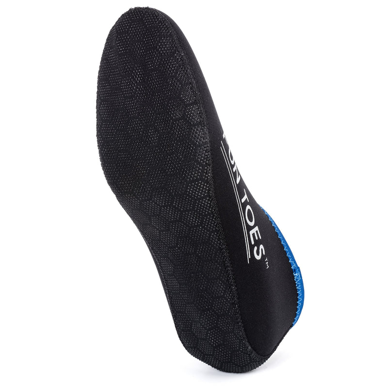 [Australia - AusPower] - FUN TOES 2.5MM Neoprene Socks for Water Sports Women Men 2 Pairs Fin Socks for Scuba Diving, Snorkeling, Paddling, Jet Skiing Black S Kids 4.5-6 