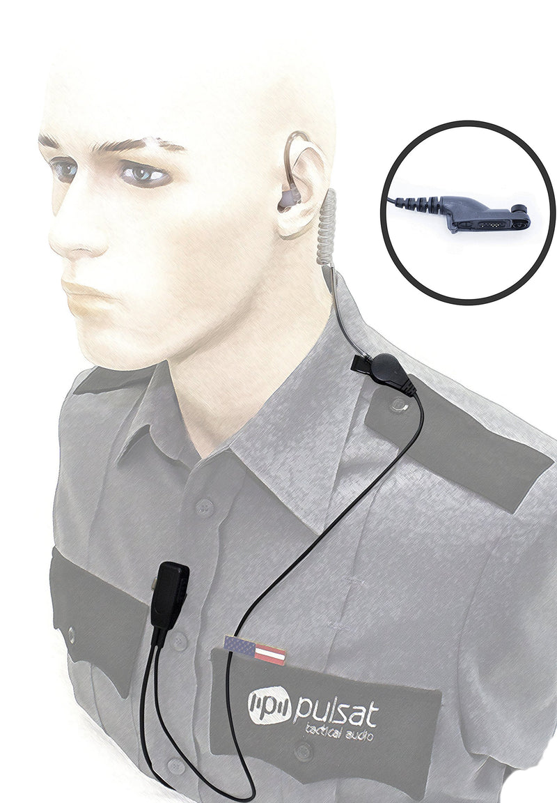 [Australia - AusPower] - Single-Wire Surveillance Mic Kit for Motorola Mototrbo Digital Radios XPR6100 XPR6350 XPR6550 XPR7550 APX4000 APX6000 APX7000 DP3400 S49 Commercial Series 
