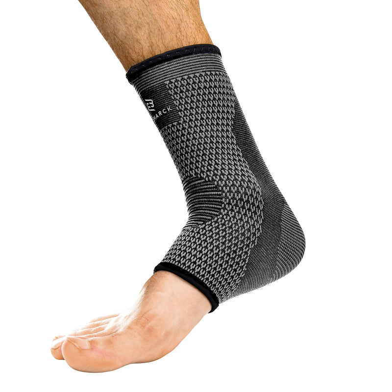 [Australia - AusPower] - Achilles Tendon Support Brace, Plantar Fasciitis Sock, Ankle Compression Sleeve For Running, Tendonitis and Flat Feet Relief Gray Black Unisize 