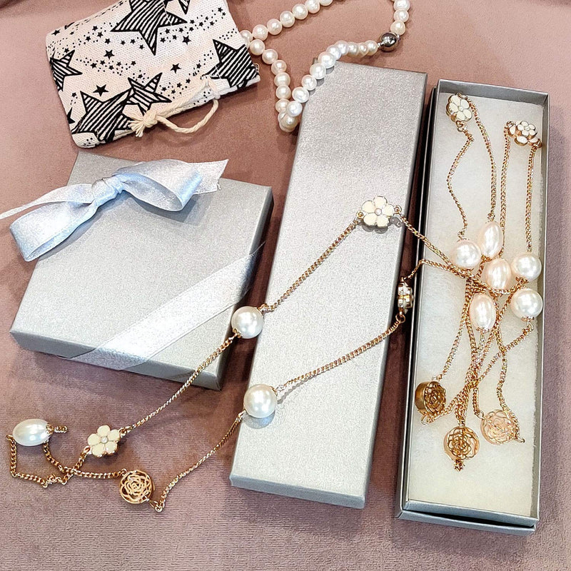 [Australia - AusPower] - TheDisplayGuys 25-Pack #21 Cotton Filled Cardboard Paper Jewelry Box Gift Case - Pearl Gray (2 5/8" x 1 5/8" x 1") 2.62x1.62x1 Inch (Pack of 25) 
