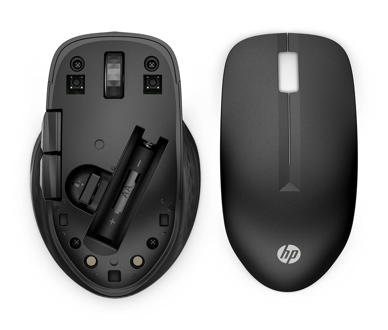 [Australia - AusPower] - HP 430 Multi-Device Wireless Mouse - Black - Bluetooth 5.2 & 2.4GHz Wireless USB Receiver, up to 4000 DPI Blue Sensor, Customizable Buttons, 2-Year Battery, PC, Laptop, Mac, Chromebook (3B4Q2AA#ABL) 