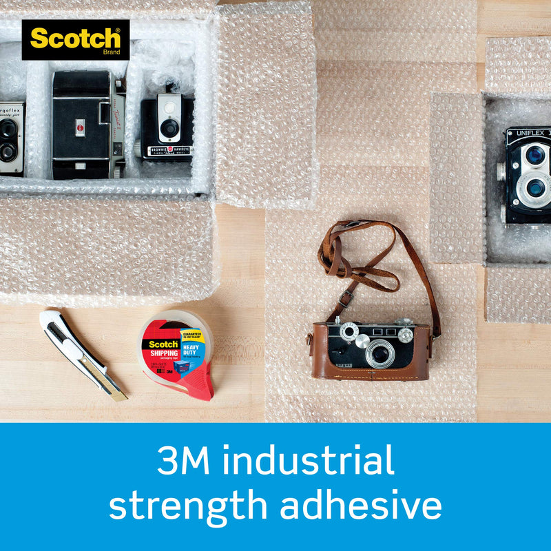 [Australia - AusPower] - Scotch Heavy Duty Shipping Packaging Tape, 1 Roll with Dispenser, 1.88" x 22.2 Yards, 1.5" Core, Great for Packing, Shipping & Moving, Clear (142) 