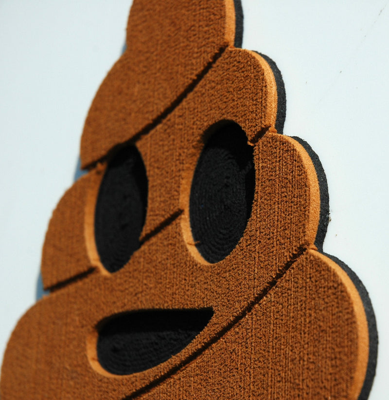[Australia - AusPower] - Toejamr - Snowboard Stomp Pad - Poo Emoji - Brown 