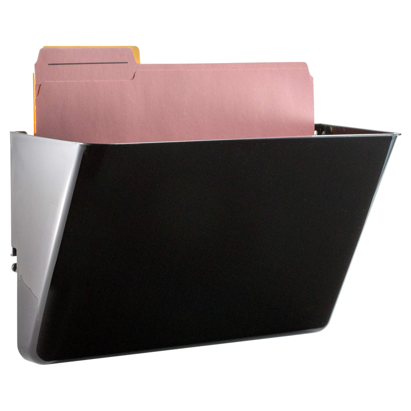 [Australia - AusPower] - Officemate Magnetic Wall File Letter Size, Black (21452) 13.625 x 4.5 x 7.375 Inches 
