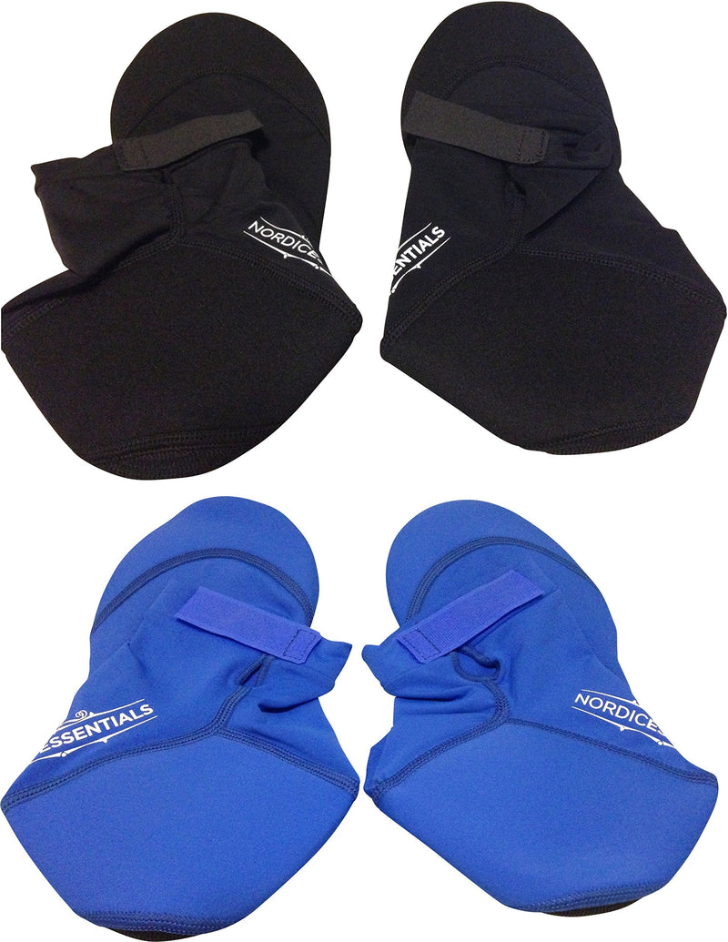 [Australia - AusPower] - Beach Socks [2 Pairs] - by Nordic Essentials - 1 Year Warranty Black + Blue X-Small 